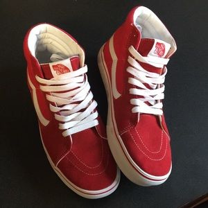 Red Hightop Vans